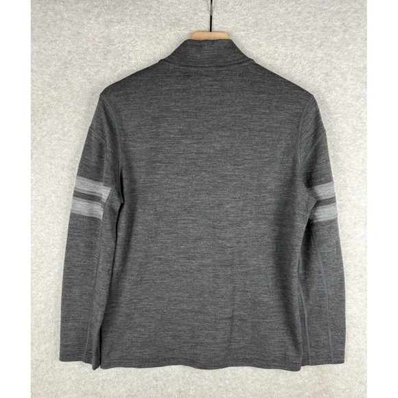 Kuhl Sweater Mens Small Gray 1/4 Zip Silencr Pullover Performance Outdoor